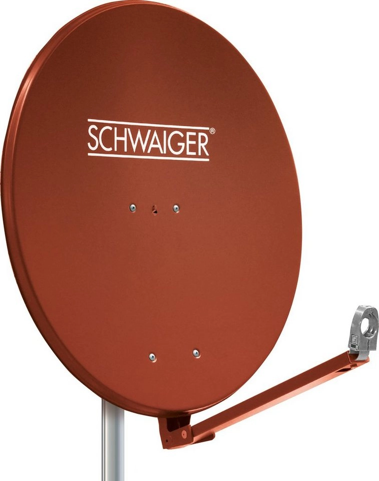 SPI910.2 Aluminium - ziegelrot Offset Antenne