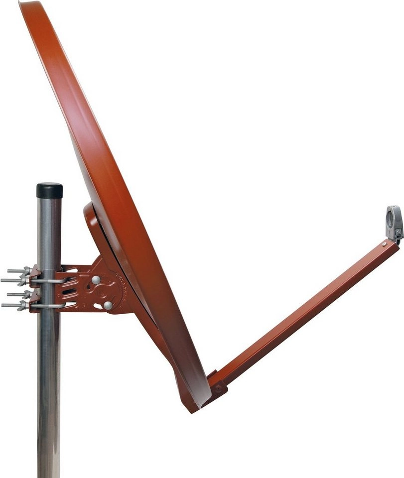 SPI910.2 Aluminium - ziegelrot Offset Antenne