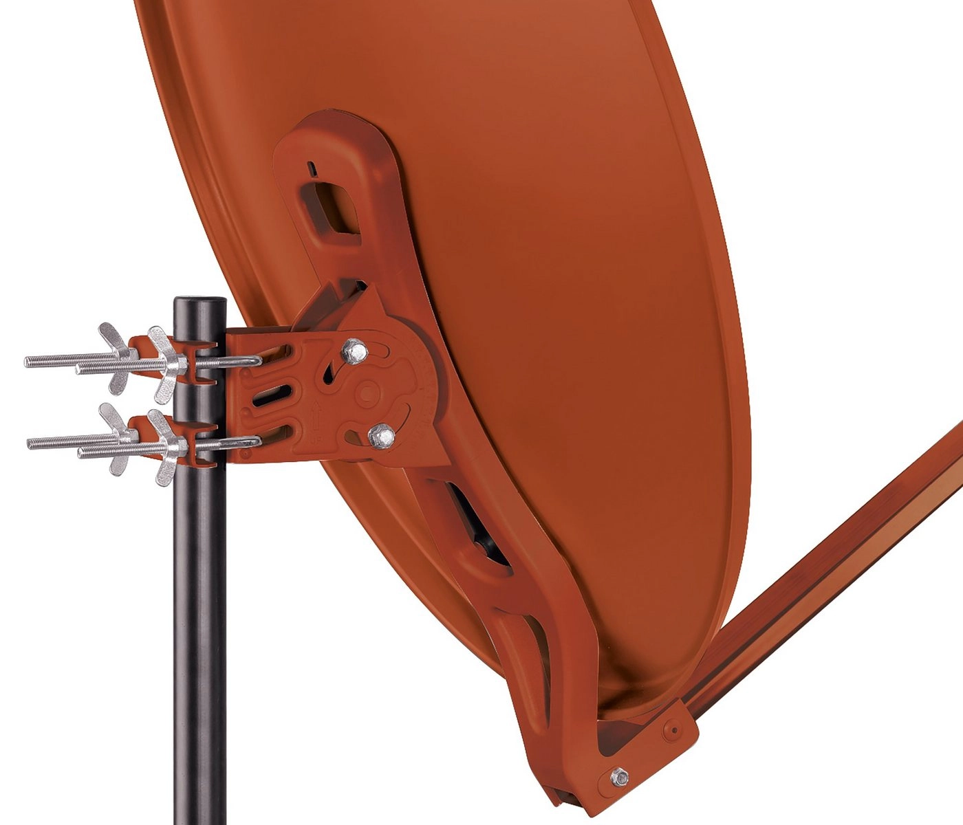 SPI910.2 Aluminium - ziegelrot Offset Antenne