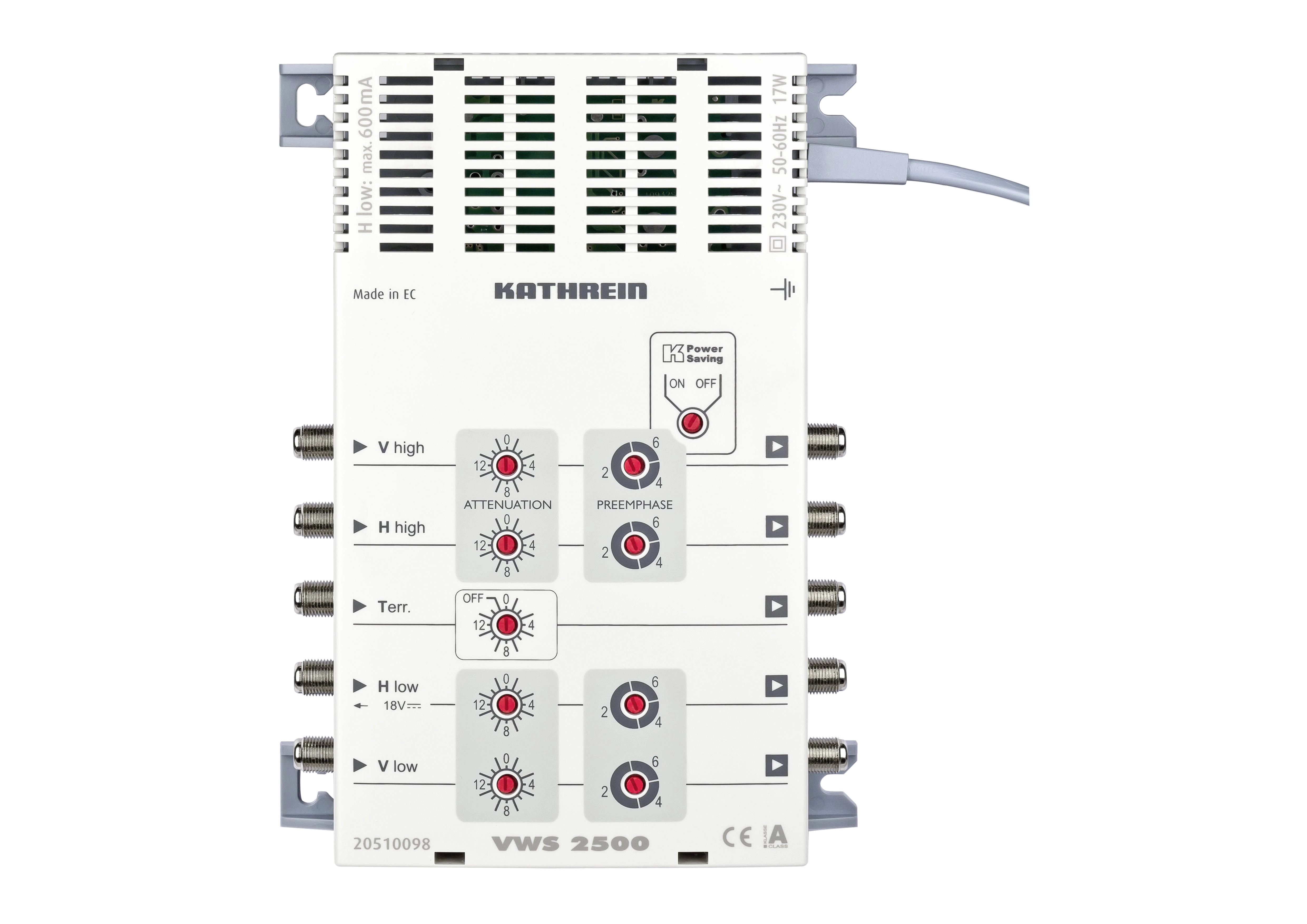 VWS 2500 Sat-Verteilnetzverstärker - 0% Finanzierung (PayPal)