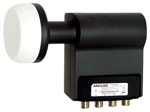 KR 4423 WSG QUAD-SW 23/40M Quad-LNB mit Schalter