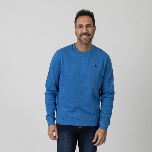 U.S. POLO ASSN. Herren Sweatshirt aqua