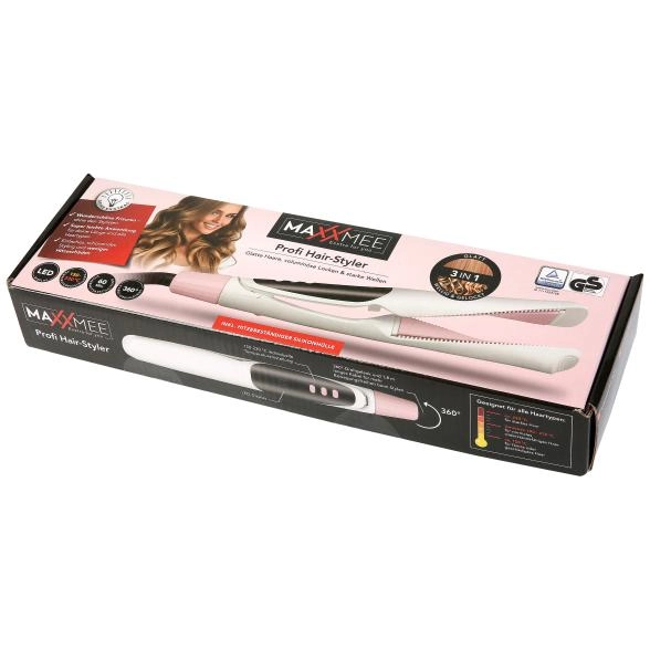 MAXXMEE Hair Styler Curl & Straight 3in1