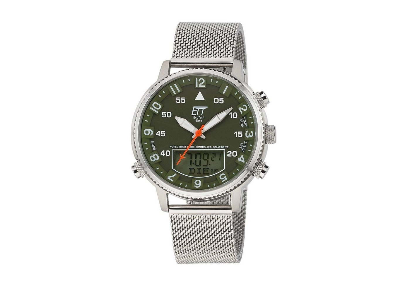 ETT Funk-Solar Herrenuhr "Adventure", Wechselband