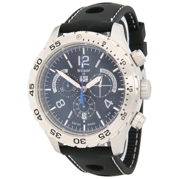 Traser Elite Chronograph P6602 schwarz