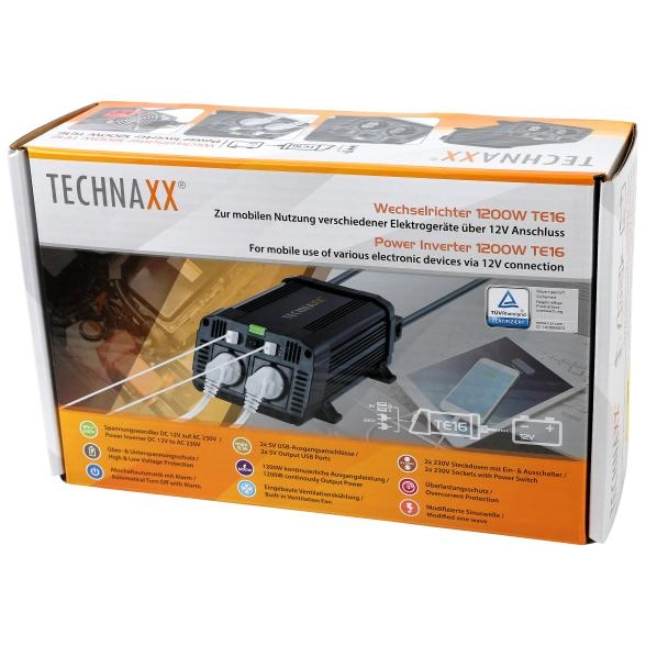 Technaxx Wechselrichter 1200W