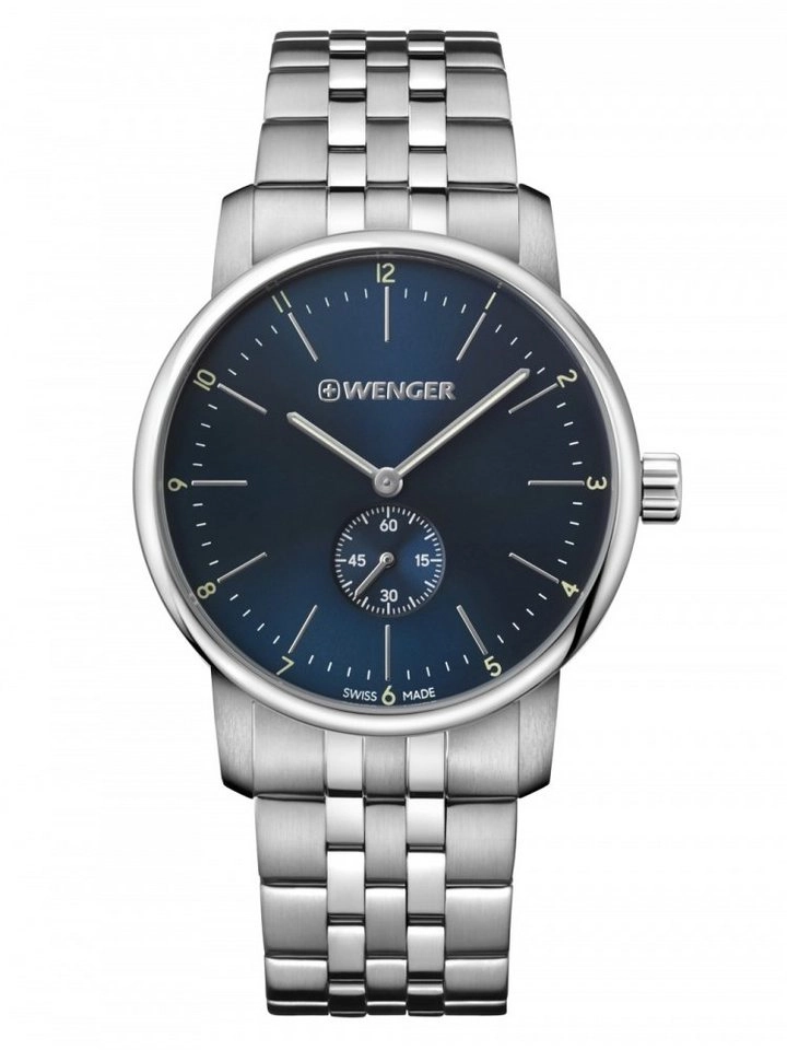 Wenger Herrenuhr "Urban" blau