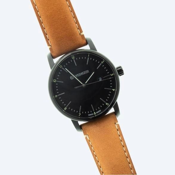 Wenger Herrenuhr "Urban" schwarz