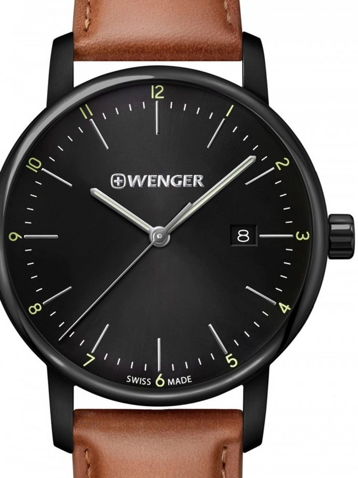 Wenger Herrenuhr "Urban" schwarz