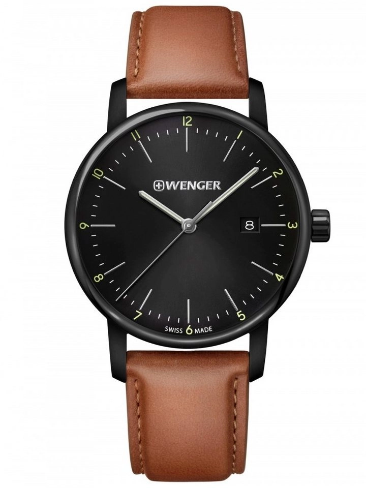 Wenger Herrenuhr "Urban" schwarz