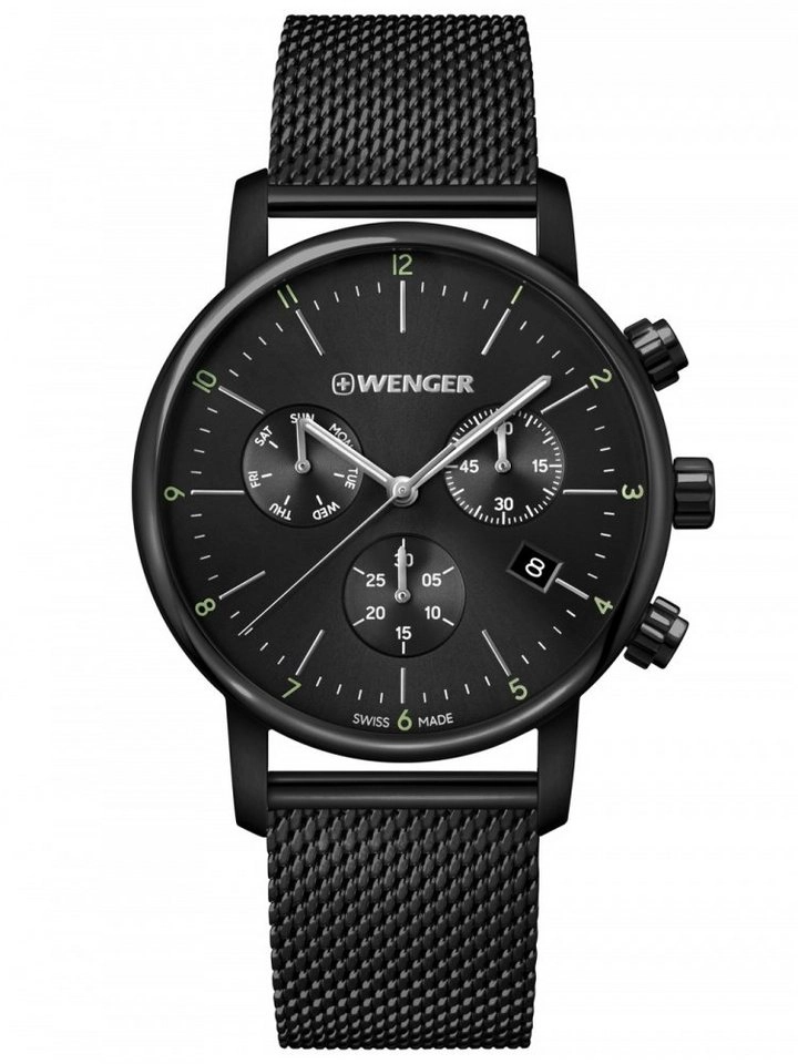 Wenger Herren-Chronograph "Urban" schwarz