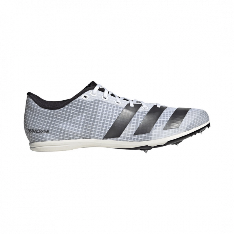 Adidas Distancestar Spikeschuhe Grau Schwarz AW22, Größe UK 6.5