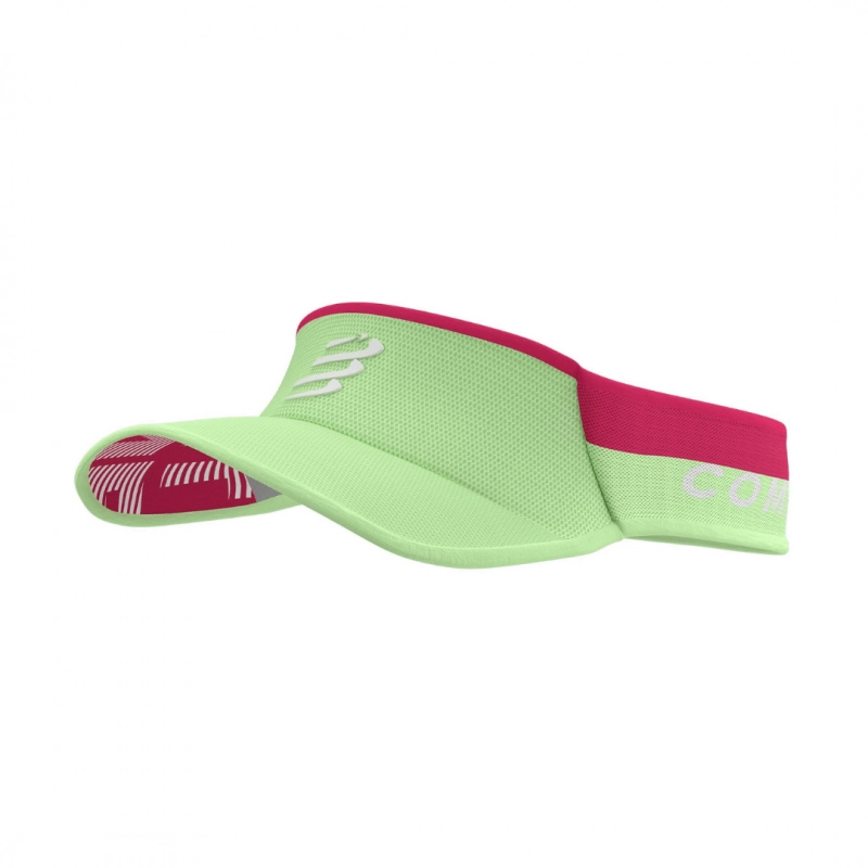 Compressport Ultralight Visier Grün Pink