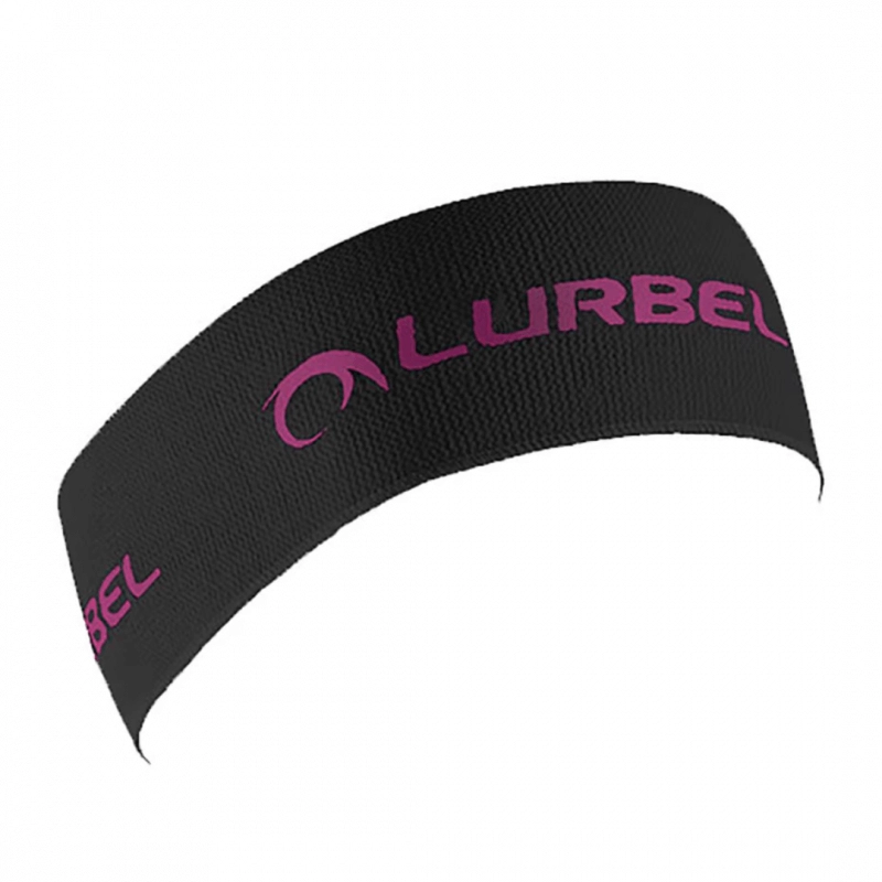 Lurbel Band Narrow Stirnband  Schwartz Fuchsie