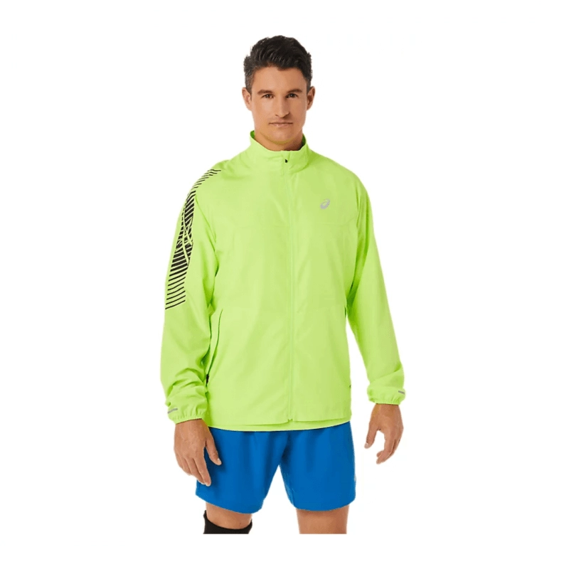 Asics Icon Jacke Limettengrün, Größe S