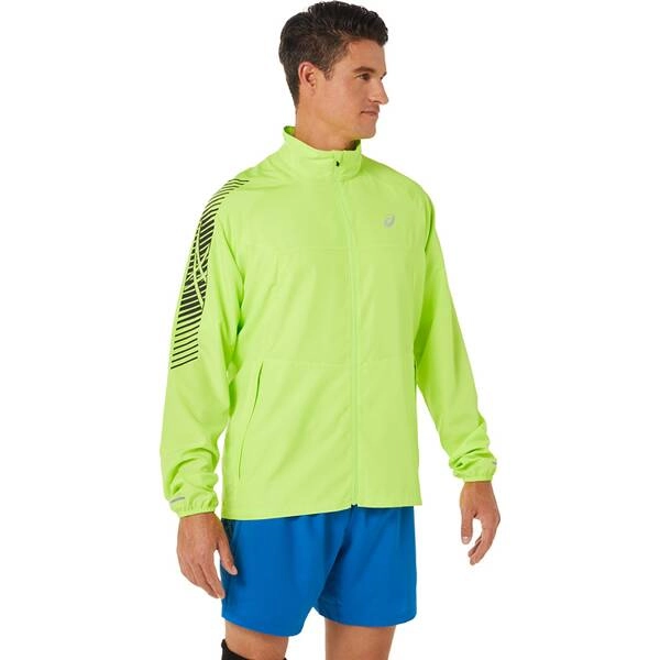 Asics Icon Jacke Limettengrün, Größe S