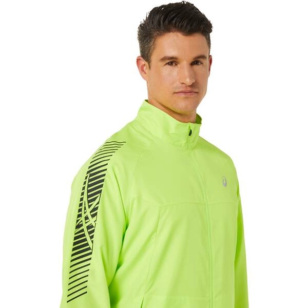 Asics Icon Jacke Limettengrün, Größe S