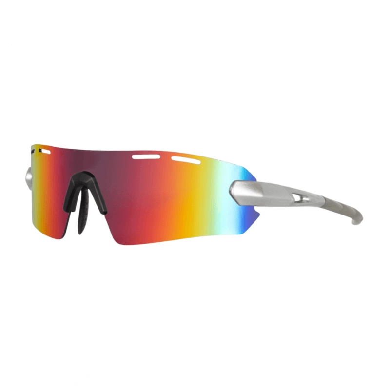 Sonnenbrille Eassun Marathon Silber Rot