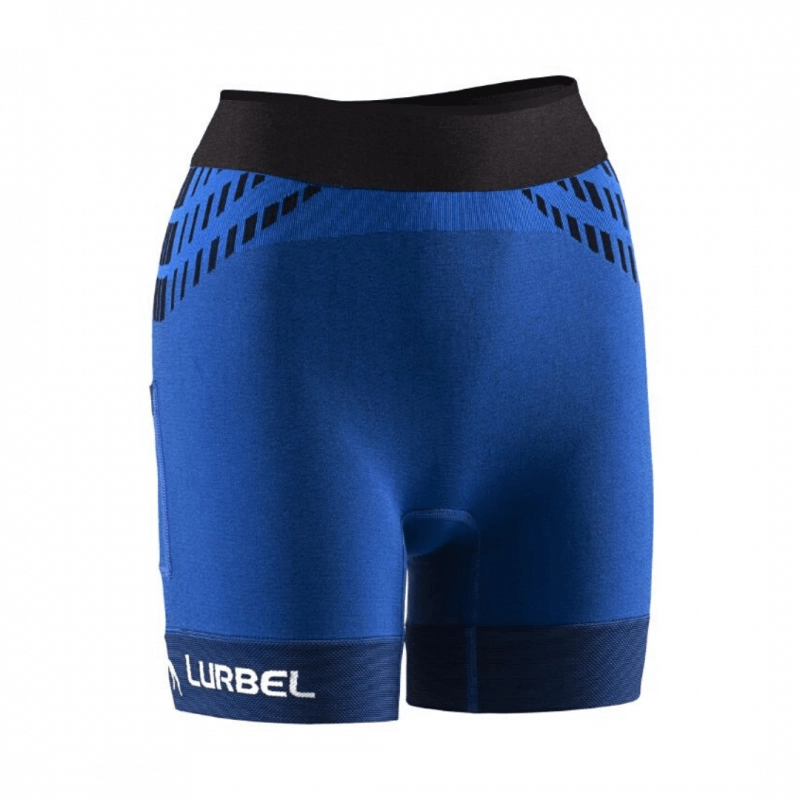 Lurbel Spirit Kurze Damen Fahrradhose Blau, Größe XS., Farbe Blau