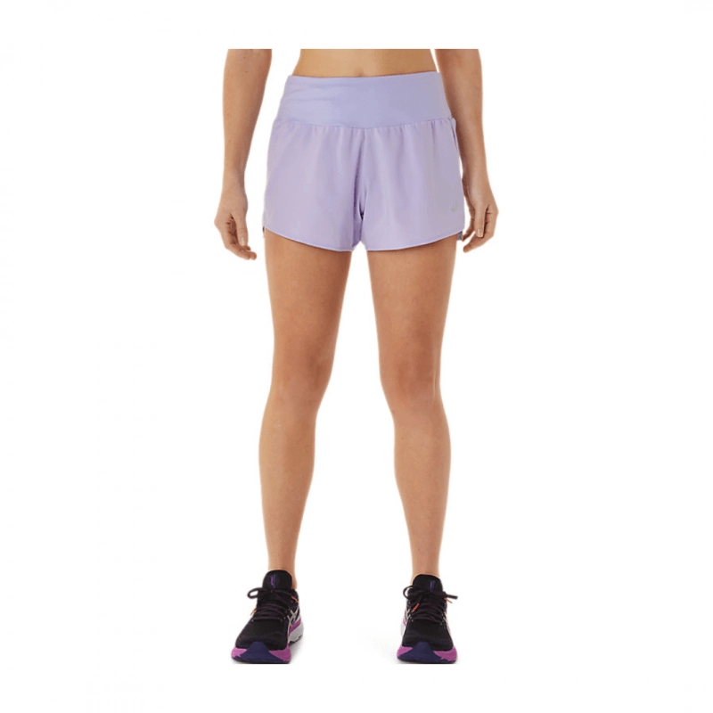 Asics Road 3.5IN Damenshorts Violet, Größe XS