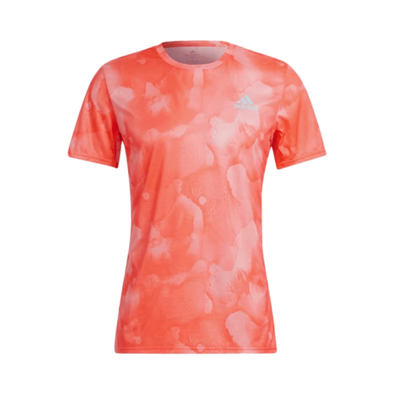 Adidas Fast Tee GFX Kurzärmliges T-Shirt Orange, Größe L