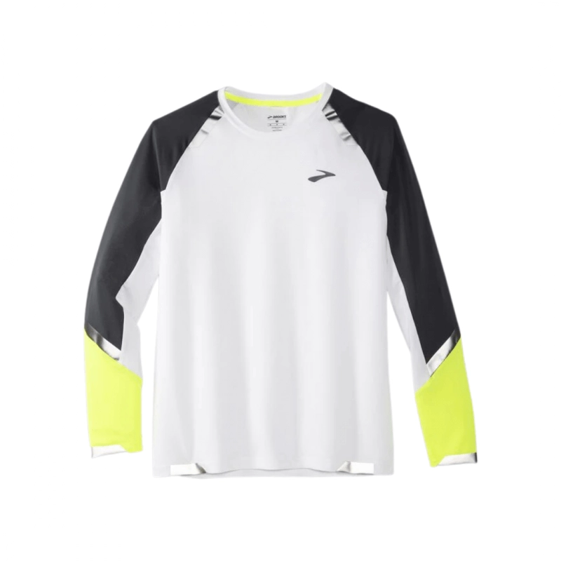 Brooks Run Visible Shirt Langarm Weiß, Größe S