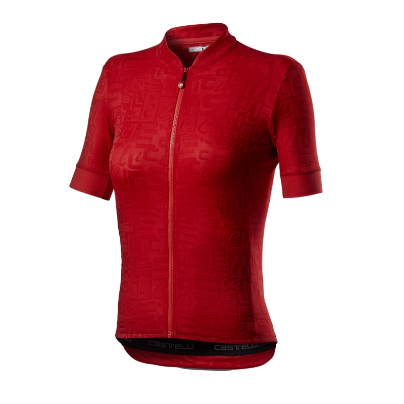 Castelli Promessa Kurzarm Rot Damentrikot, Größe S