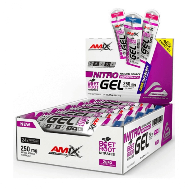 AMIX Nitro Performance Gel Blaubeeren 24 ud x 70 gr