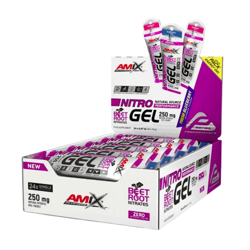 AMIX Nitro Performance Heidelbeer-Gel 24 Stück x 70 Gramm