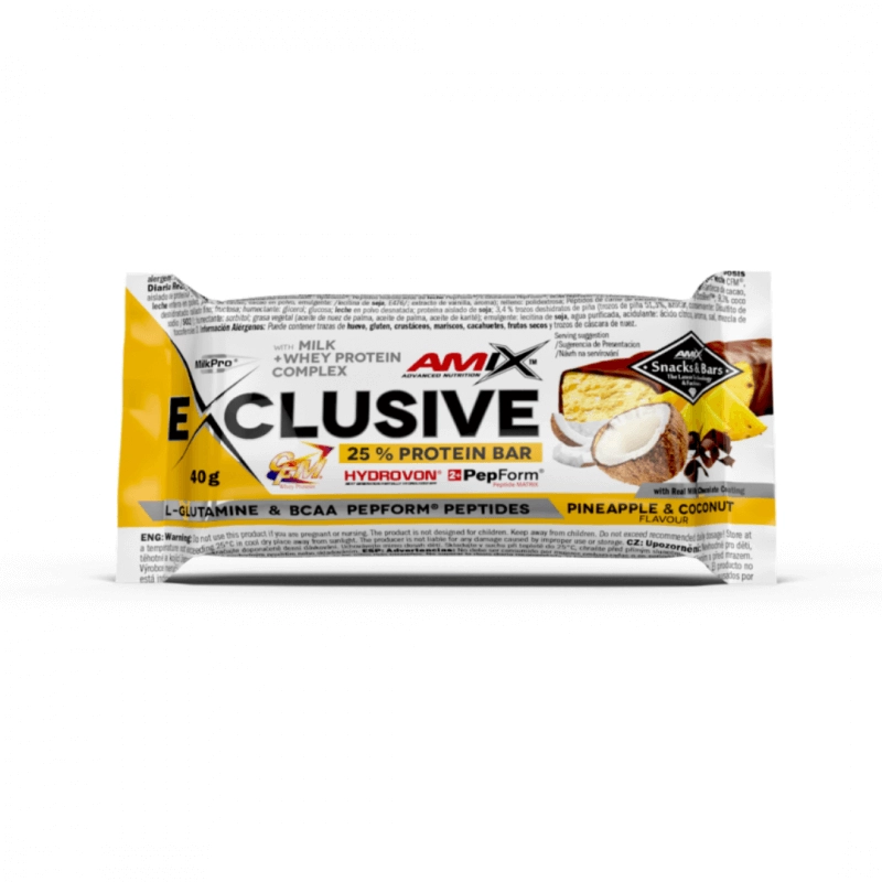 Proteinriegel AMIX Exclusive Platano Chocolate 40g