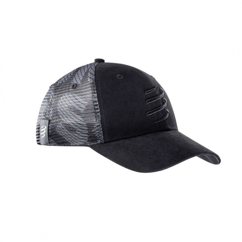 Compressport Trucker Schwarz Edition 2020 Cap Black