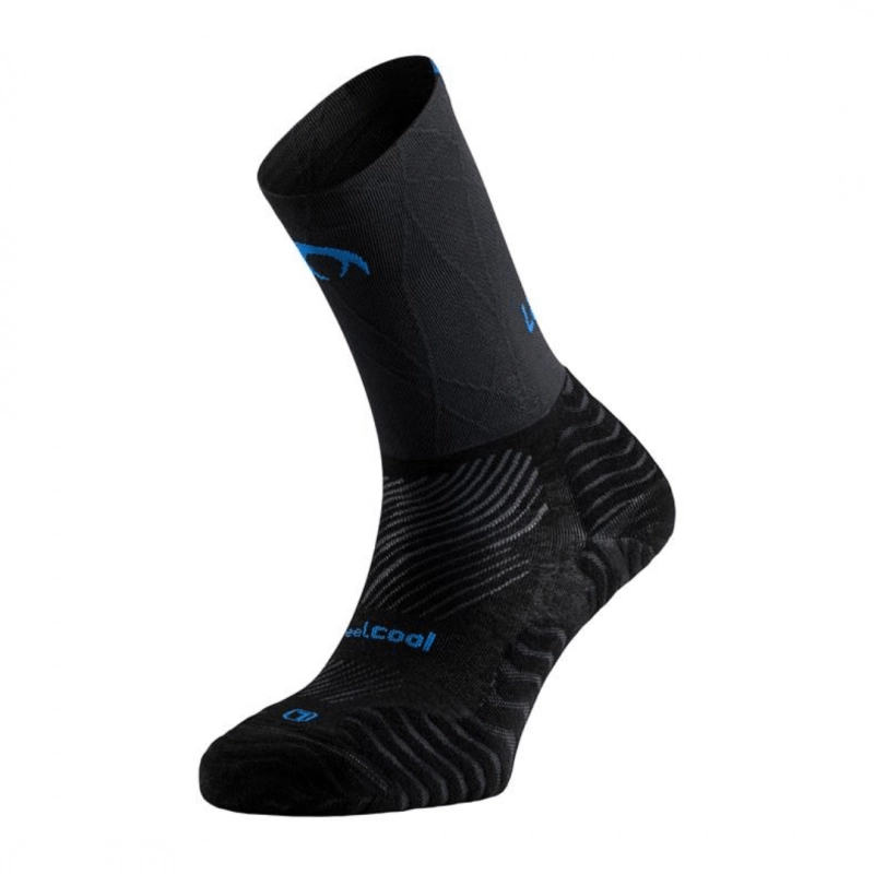 Lurbel Road Pro Socken Schwarz Blau, Größe S