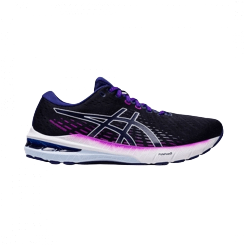 Asics Gel Pursue 8 Schwarz Lila Damen AW22 Laufschuhe, Größe 39 - EUR