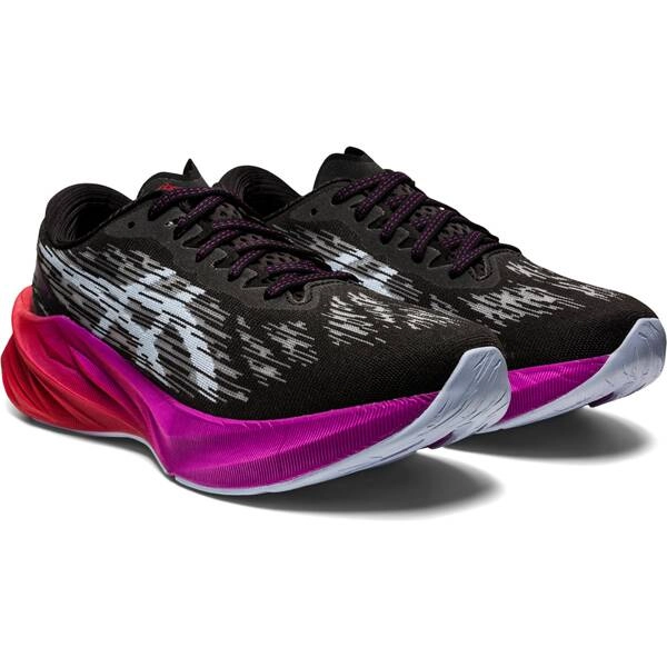 Asics NovaBlast 3 Damenschuhe Schwarz Rosa AW22, Größe 40 - EUR