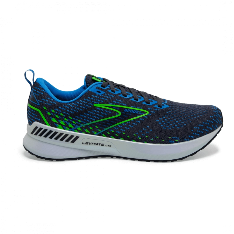 Brooks Levitate GTS 5 Laufschuhe Blau Grün AW21, Größe 44,5 - EUR