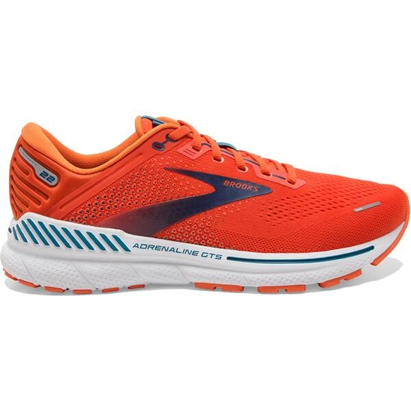 Brooks Adrenaline GTS 22 Dämpfungsschuhe Orange Blau SS22, Größe 45,5 - EUR