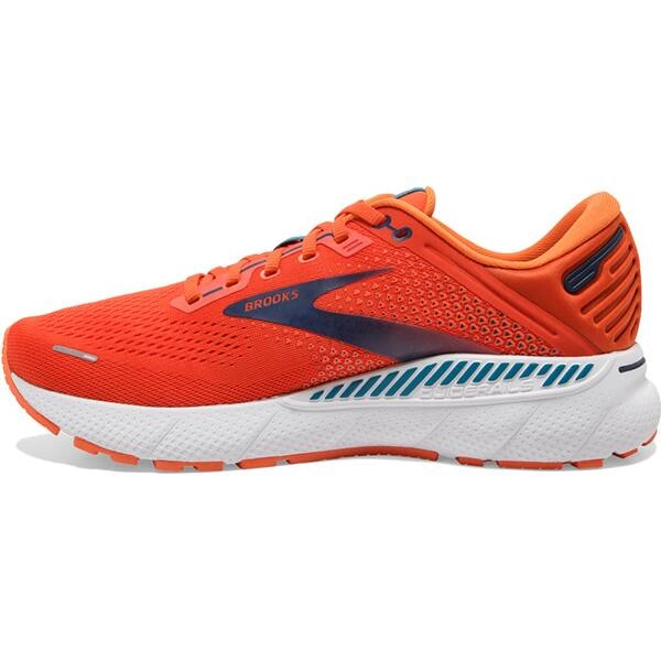 Brooks Adrenaline GTS 22 Dämpfungsschuhe Orange Blau SS22, Größe 45,5 - EUR