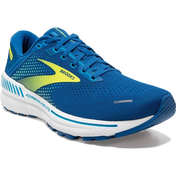 Brooks Adrenaline GTS 22 Blau Weiß AW22 Schuhe, Größe 42,5 - EUR