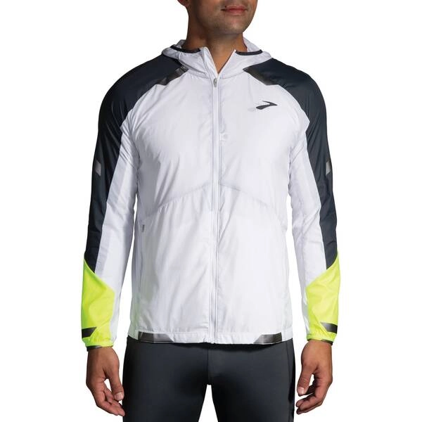 Run Visible 5" Jacke Weiß, Größe S