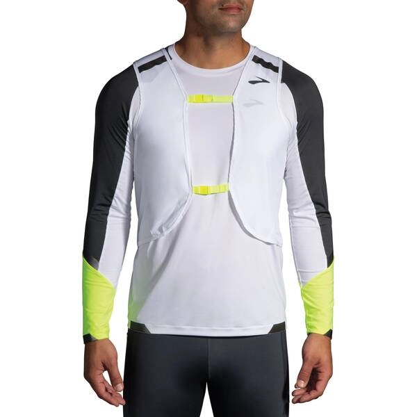 Run Visible 5" Jacke Weiß, Größe S