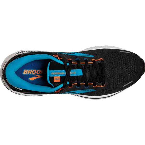 Brooks Adrenaline GTS 22 Dämpfungsschuhe Schwarz Blau SS22, Größe 44 - EUR