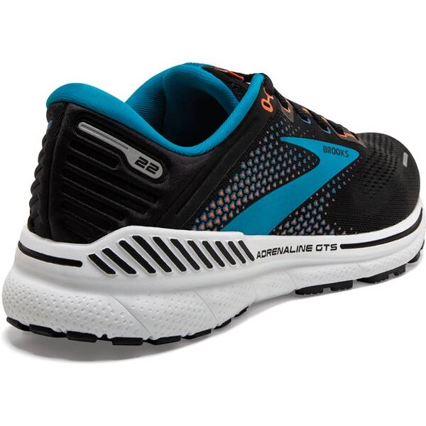 Brooks Adrenaline GTS 22 Dämpfungsschuhe Schwarz Blau SS22, Größe 44,5 - EUR