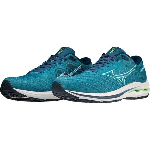 Mizuno Wave Inspire 18 Schuhe Blau Weiß, Größe 44 - EUR