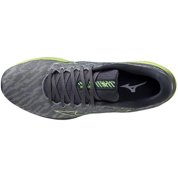 Turnschuhe Mizuno Wave Rider 26 Grau Grün AW22, Größe 42 - EUR