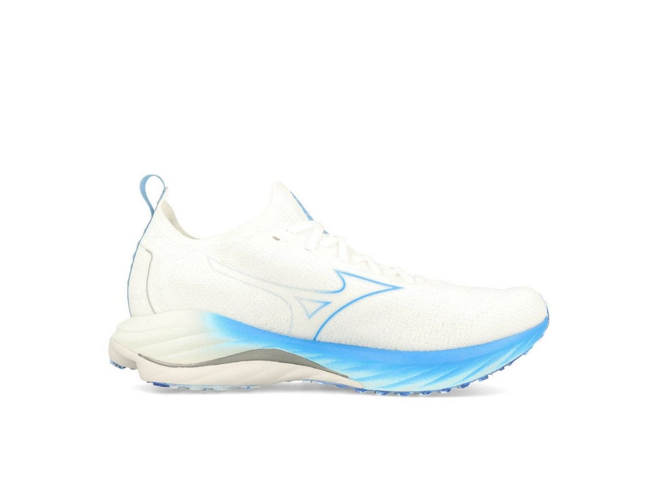 Turnschuhe Mizuno Wave Neo Wind Weiß Blau AW22, Größe 45 - EUR