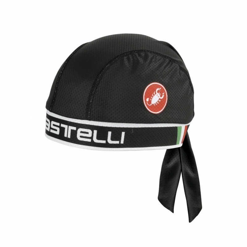 Castelli Black Unisex Stirnband