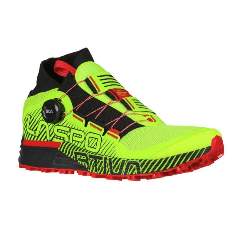 Turnschuhe La Sportiva Cyklon Gelb Schwarz Rot, Größe 45 - EUR