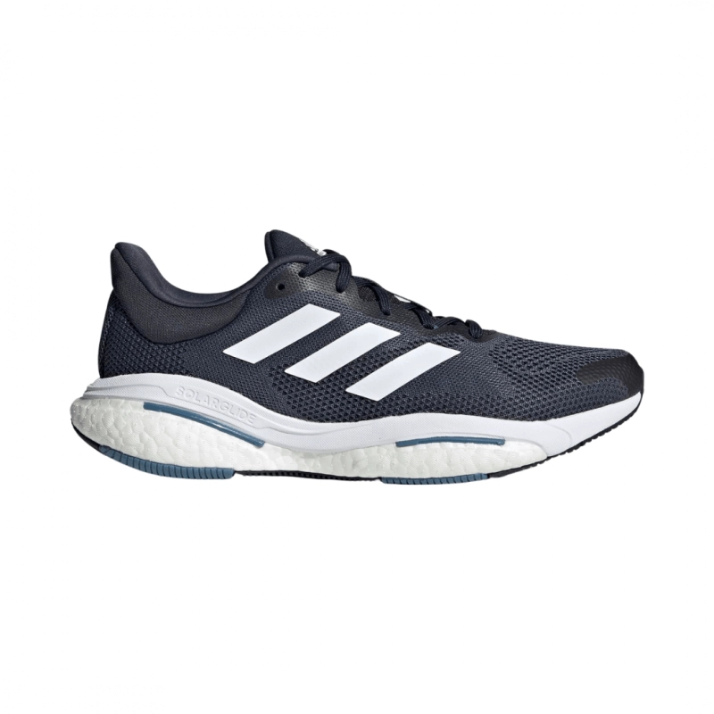 Adidas Solar Glide 5 M Dämpfungsschuhe Navy Weiß SS22, Größe UK 11