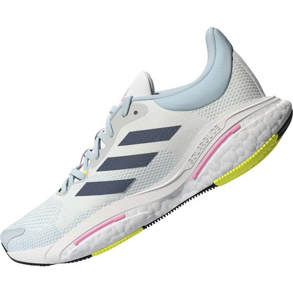 Adidas Solar Glide Damenschuhe Hellblau Rosa AW22, Größe UK 6.5