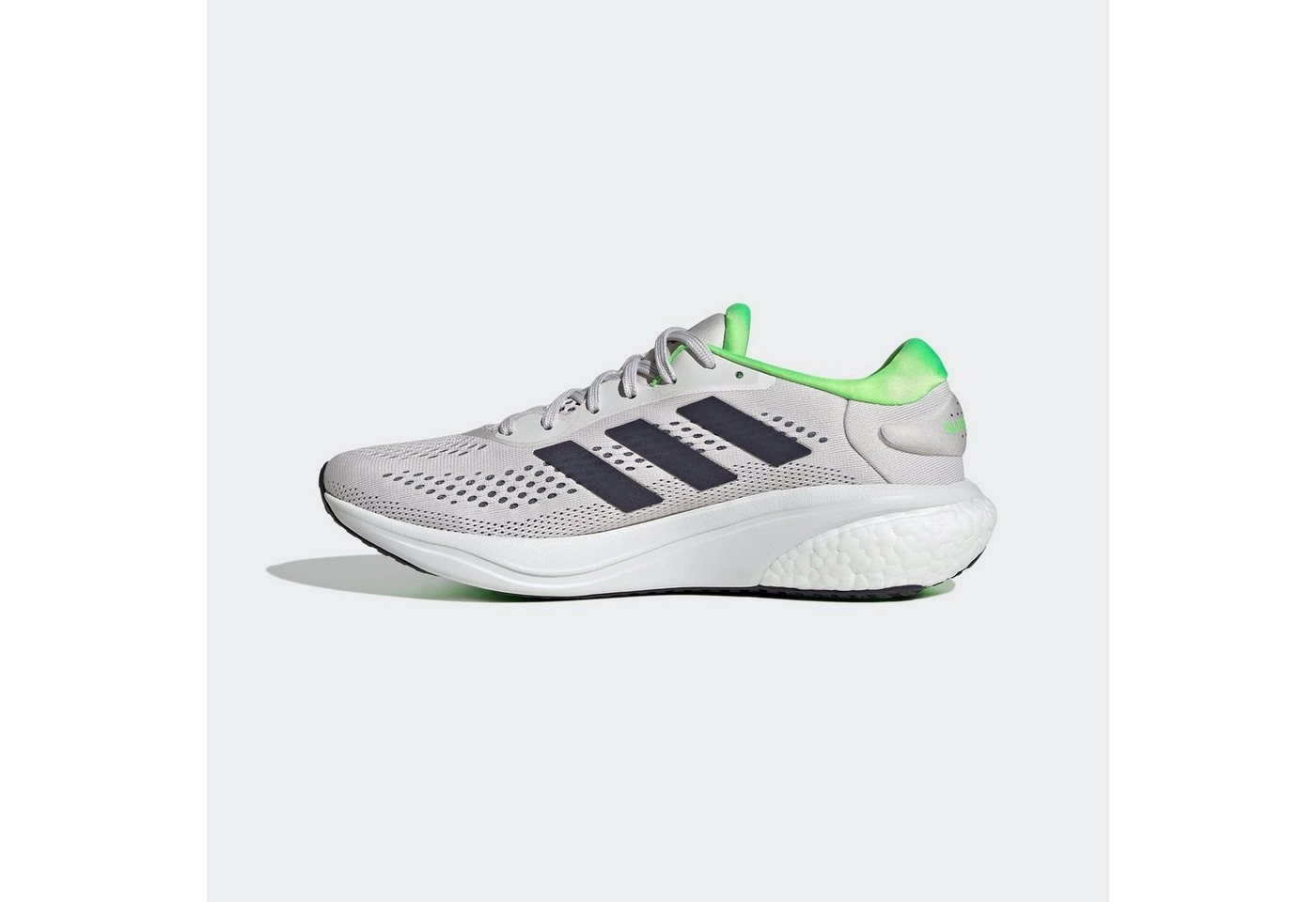 Adidas Supernova 2 M Dämpfungsschuhe Grau Schwarz Grün AW22, Größe UK 8.5